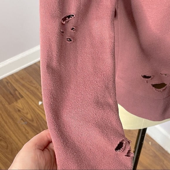 Romeo + Juliet Couture Distressed Sweatshirt M - Picture 6 of 13